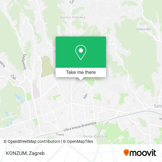 KONZUM map