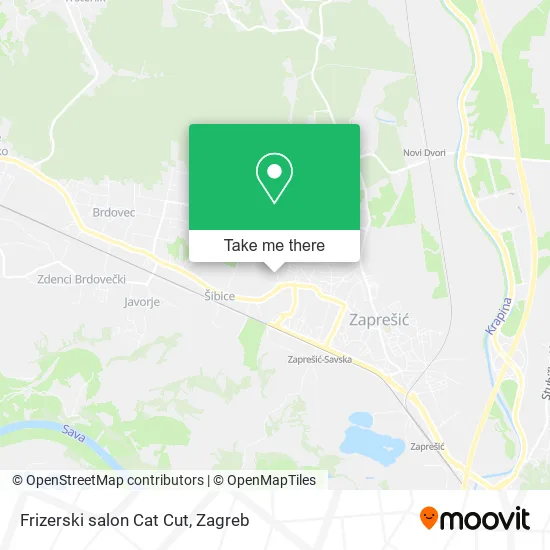 Frizerski salon Cat Cut map