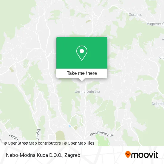Nebo-Modna Kuca D.O.O. map