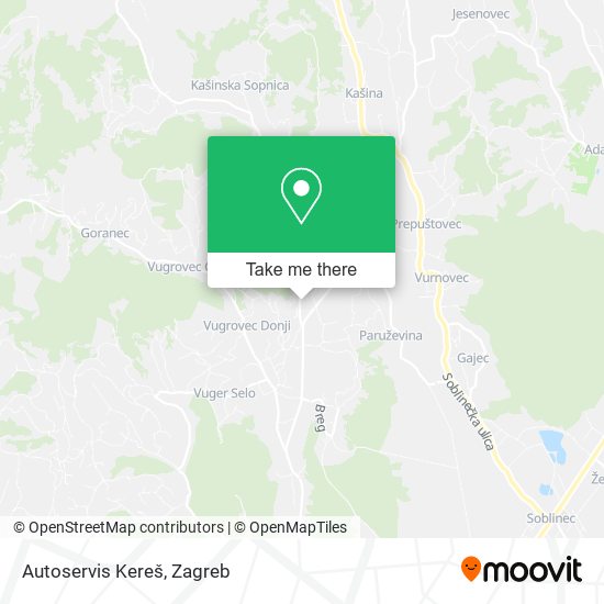 Autoservis Kereš map