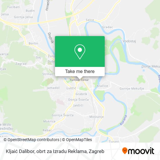 Kljaić Dalibor, obrt za Izradu Reklama map