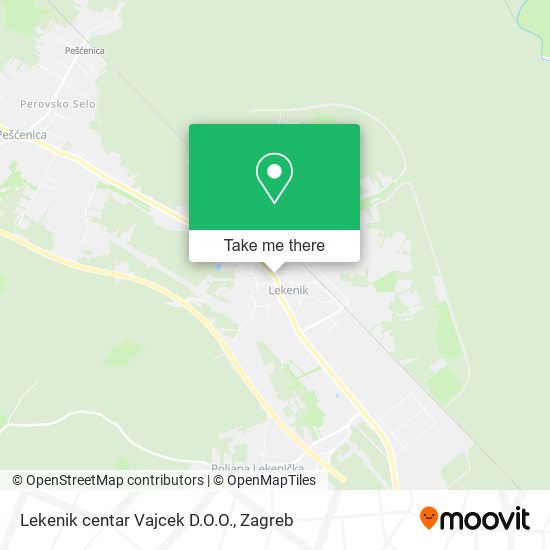 Lekenik centar Vajcek D.O.O. map