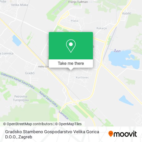 Gradsko Stambeno Gospodarstvo Velika Gorica D.O.O. map