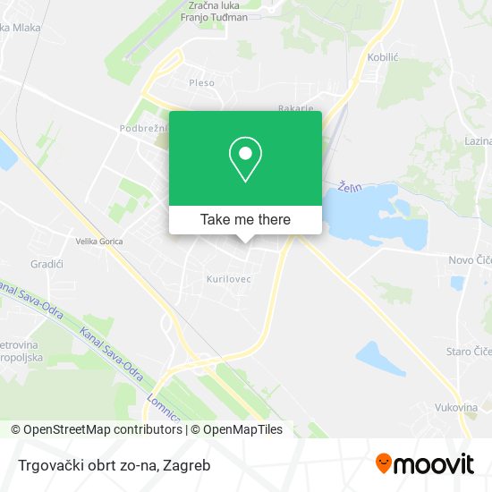 Trgovački obrt zo-na map