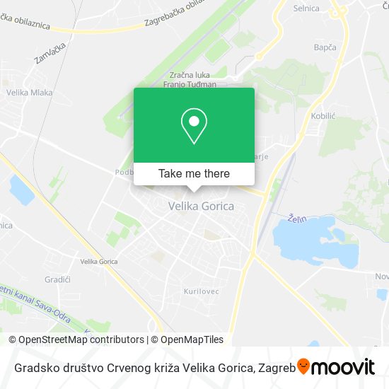 Gradsko društvo Crvenog križa Velika Gorica map