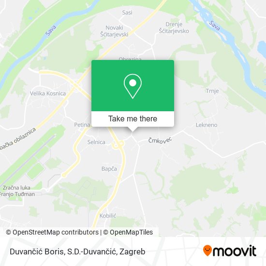 Duvančić Boris, S.D.-Duvančić map