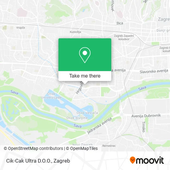 Cik-Cak Ultra D.O.O. map