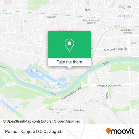 Posao i Karijera D.O.O. map