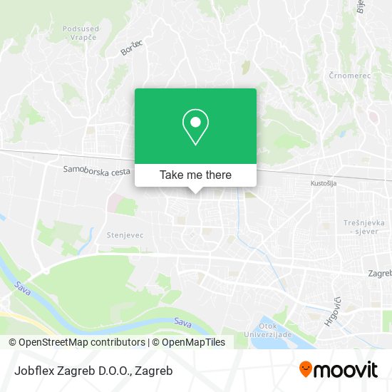 Jobflex Zagreb D.O.O. map