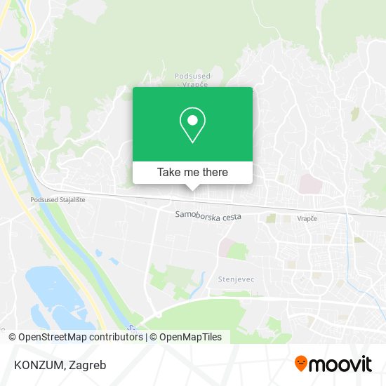 KONZUM map