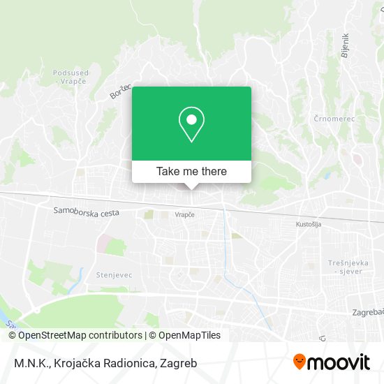 M.N.K., Krojačka Radionica map