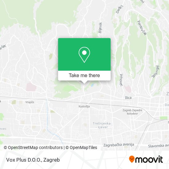 Vox Plus D.O.O. map