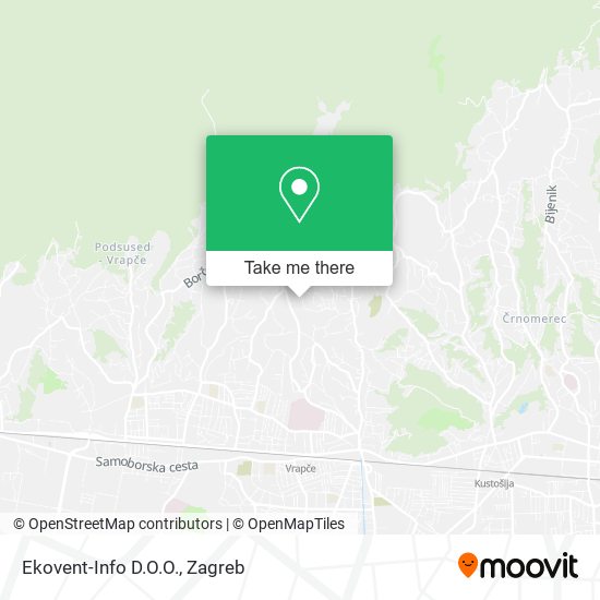 Ekovent-Info D.O.O. map