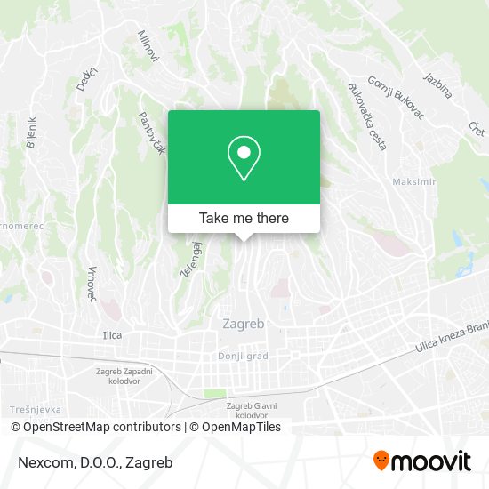 Nexcom, D.O.O. map