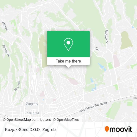 Kozjak-Sped D.O.O. map