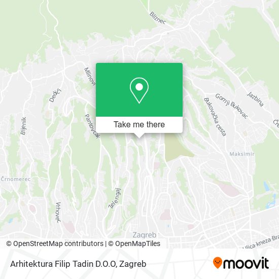 Arhitektura Filip Tadin D.O.O map