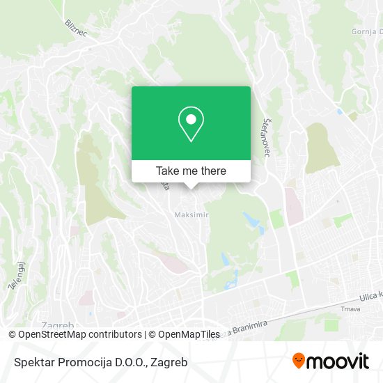 Spektar Promocija D.O.O. map