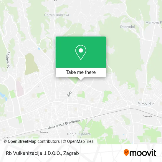 Rb Vulkanizacija J.D.O.O. map