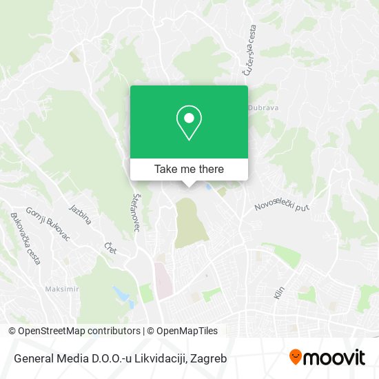 General Media D.O.O.-u Likvidaciji map