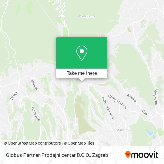 Globus Partner-Prodajni centar D.O.O. map