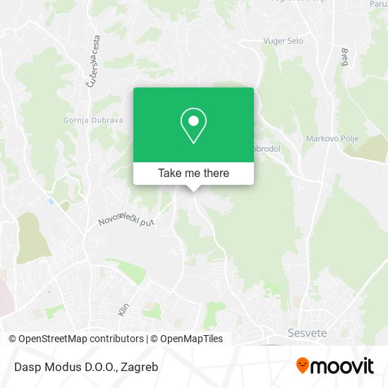 Dasp Modus D.O.O. map