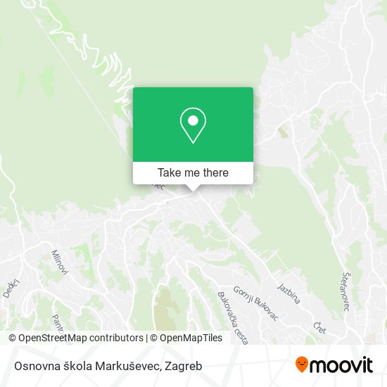 Osnovna škola Markuševec map