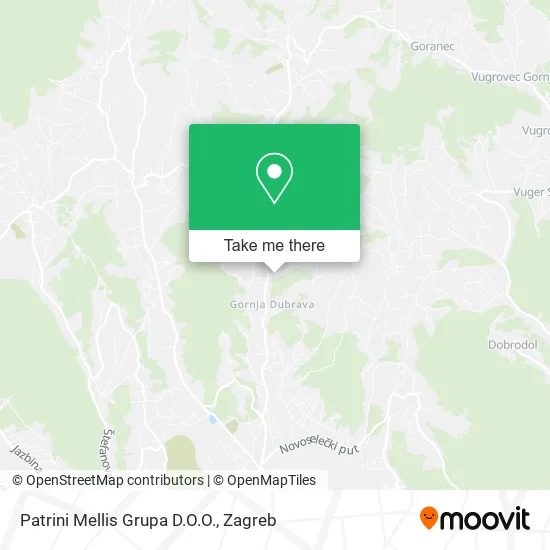 Patrini Mellis Grupa D.O.O. map