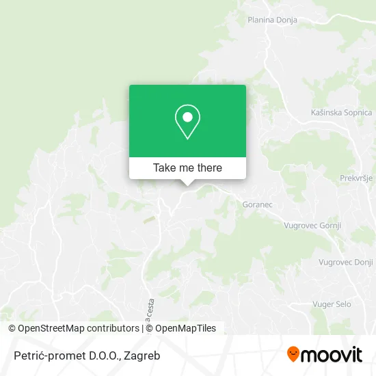 Petrić-promet D.O.O. map