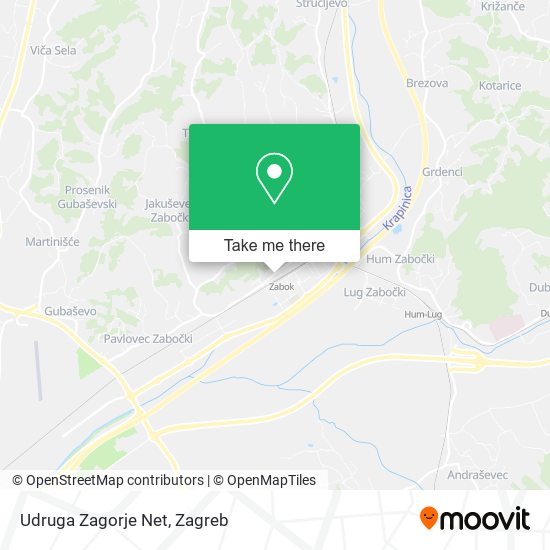 Udruga Zagorje Net map