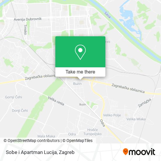 Sobe i Apartman Lucija map