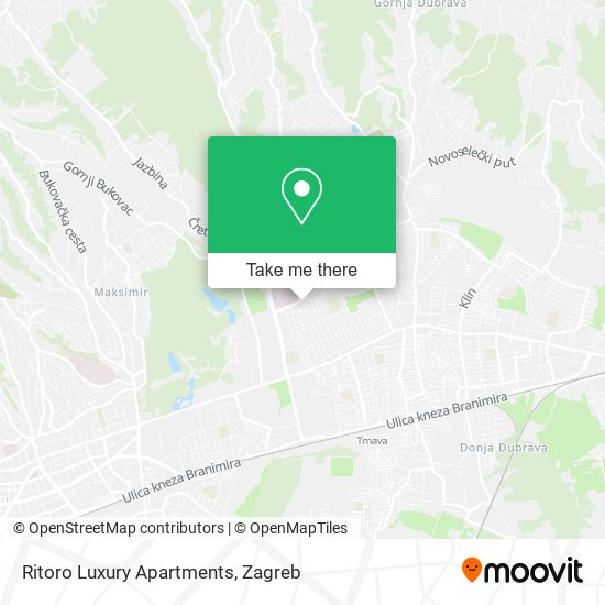 Ritoro Luxury Apartments map