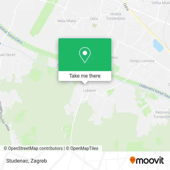 Studenac map
