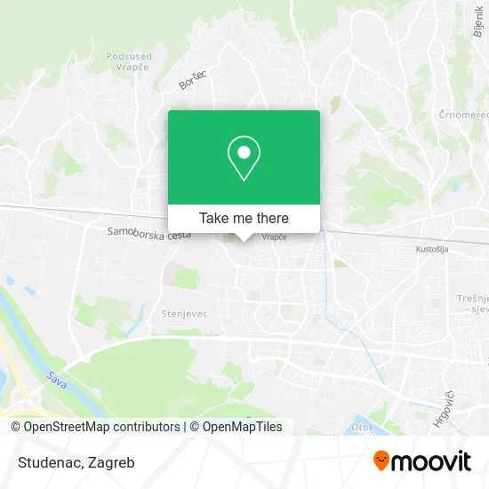 Studenac map