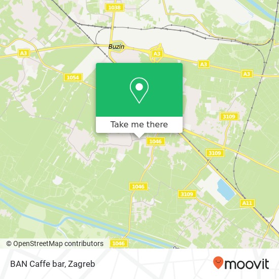 BAN Caffe bar map