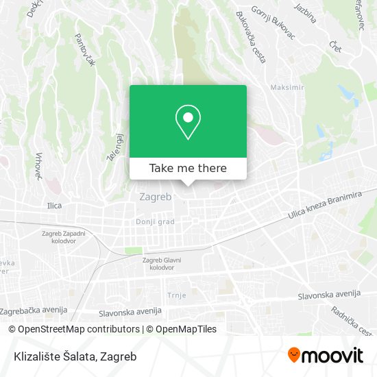 Klizalište Šalata map