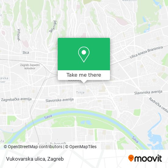 Vukovarska ulica map