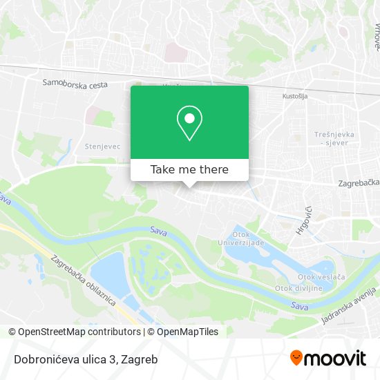 Dobronićeva ulica 3 map