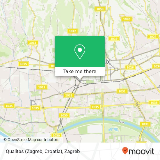 Qualitas (Zagreb, Croatia) map