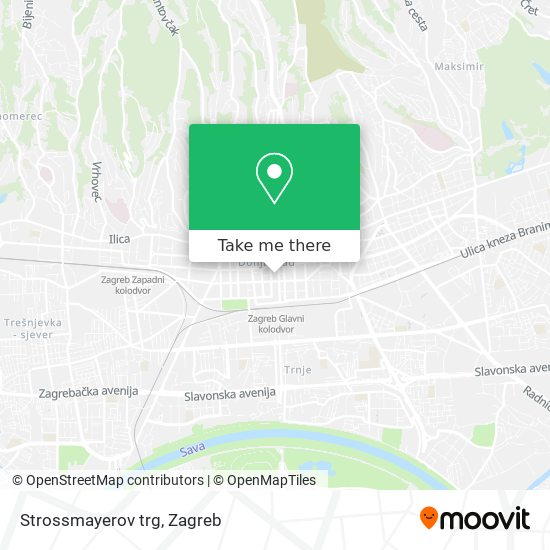 Strossmayerov trg map