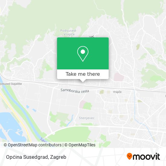 Općina Susedgrad map