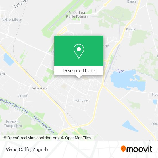 Vivas Caffe map