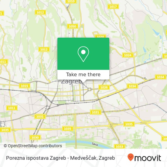 Porezna ispostava Zagreb - Medveščak map