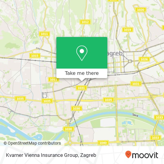 Kvarner Vienna Insurance Group map