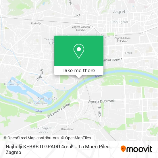 Najbolji KEBAB U GRADU 4real! U La Mar-u Pileci map