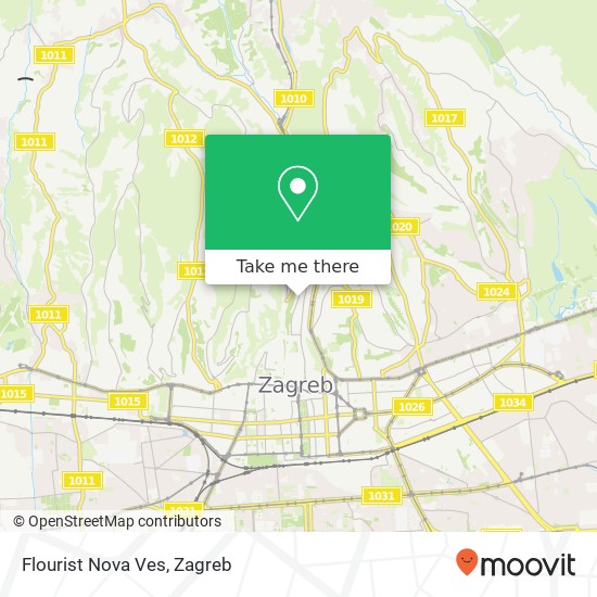 Flourist Nova Ves map