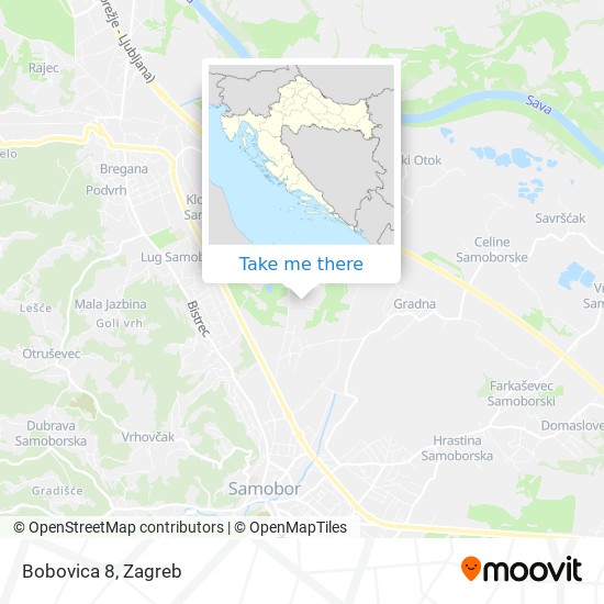 Bobovica 8 map