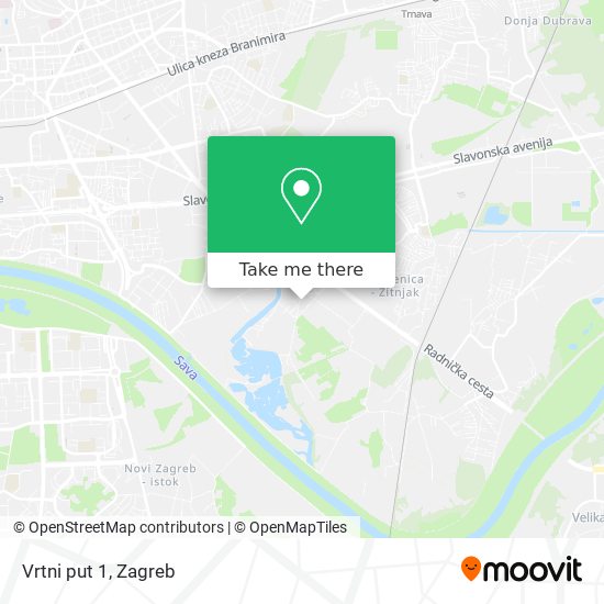 Vrtni put 1 map