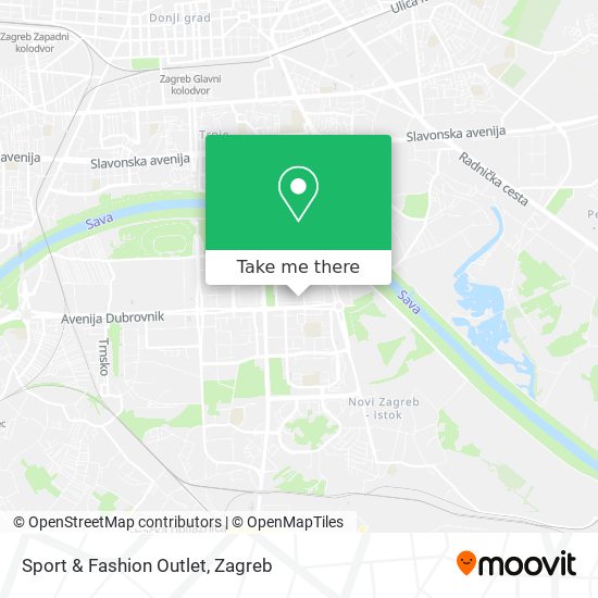 Sport & Fashion Outlet map