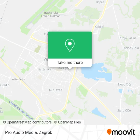 Pro Audio Media map