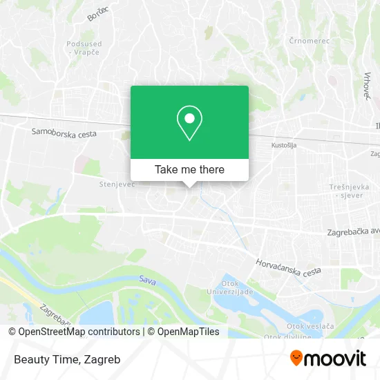 Beauty Time map